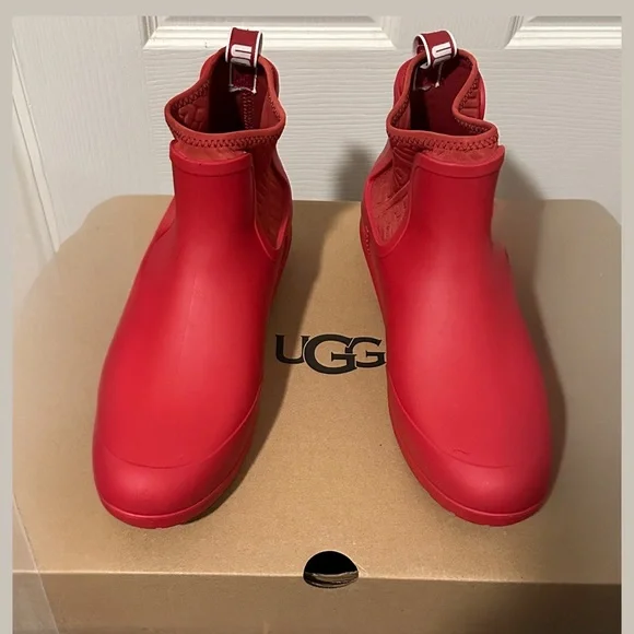 UGG Women's Chevonne Waterproof Chelsea Rainboots Size 11 - Picture 5 of 7